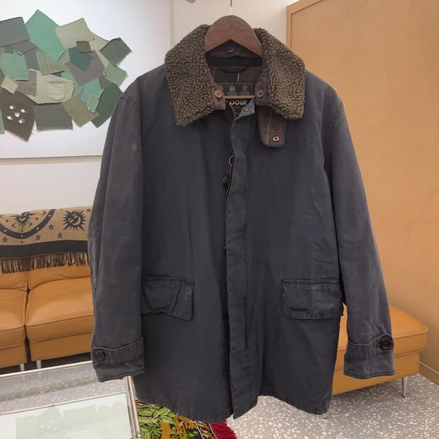 바버 BARBOUR 클래식 타탄 빈티지 왁스 자켓 105 C06309