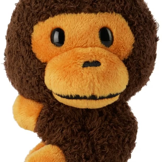 Bape Brown Sitting Milo Magnetic Toy