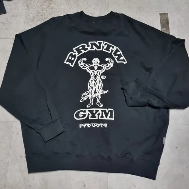 본투윈 맨투맨 3사이즈