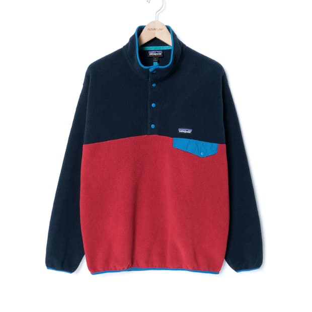 [L] 파타고니아 신칠라 스냅티 레드 블루