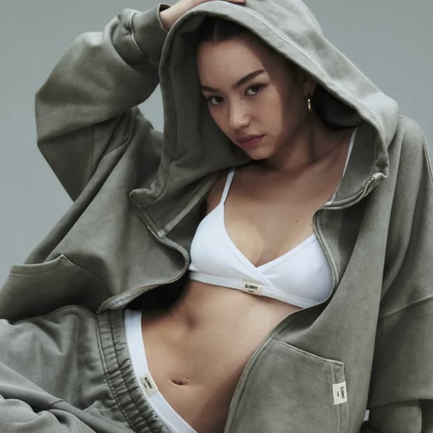 글로니 클래식 워시드 후드집업 그레이
