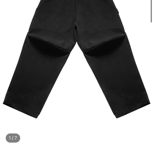 MJD X TRSC 3D KNEE 나일론 팬츠 블랙