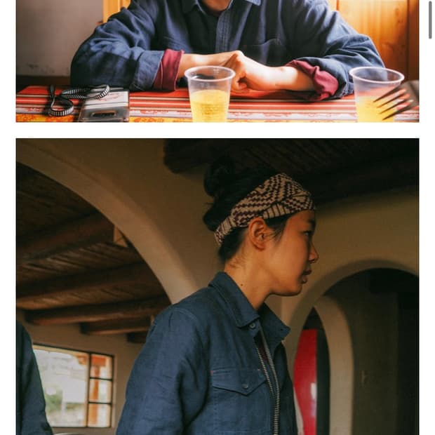 롯지 몬순자켓 블루 남여공용 M 새상품