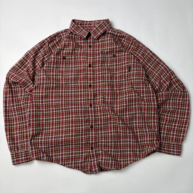 10s Patagonia Plaid Button Up Shirt 
