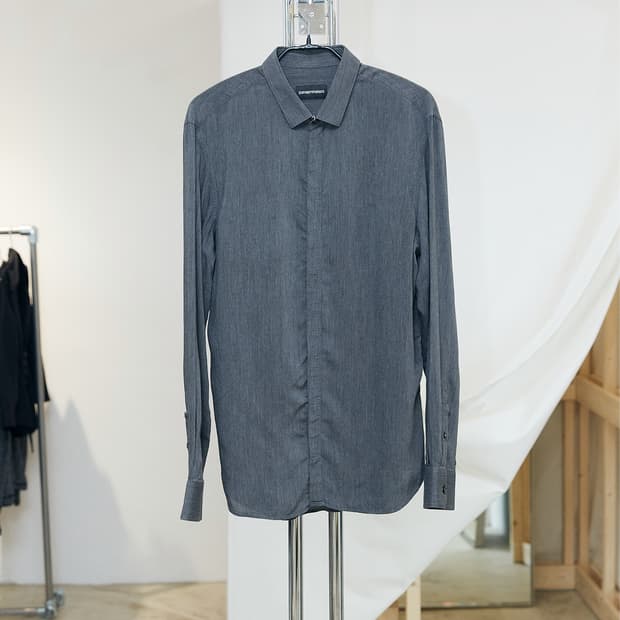 Viscose Slik Hidden Buttons Shirt