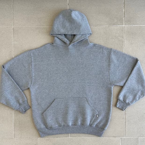 90s 빈티지 러셀 후드 그레이 XL USA