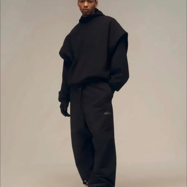 (S) 피어오브갓 아디다스 오버핏 슬리브리스