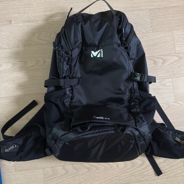 밀레 Rocio EX25 등산 배낭 블랙 (MXSSK902)