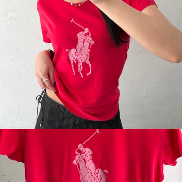 Polo 랄프로렌 우먼 빅포니 티셔츠