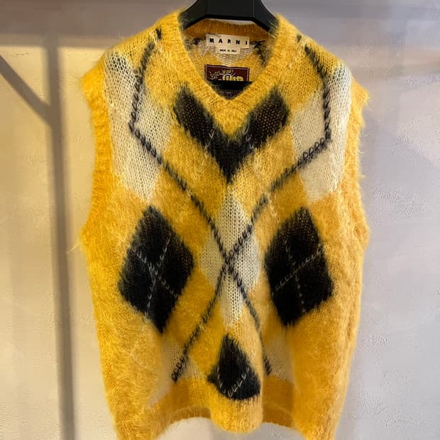 마르니 아가일 모헤어 니트베스트