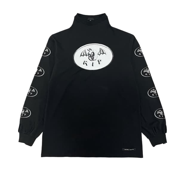 99퍼센트이즈 99%IS 바조우 REST IN PUNK 롱 슬리브 블랙