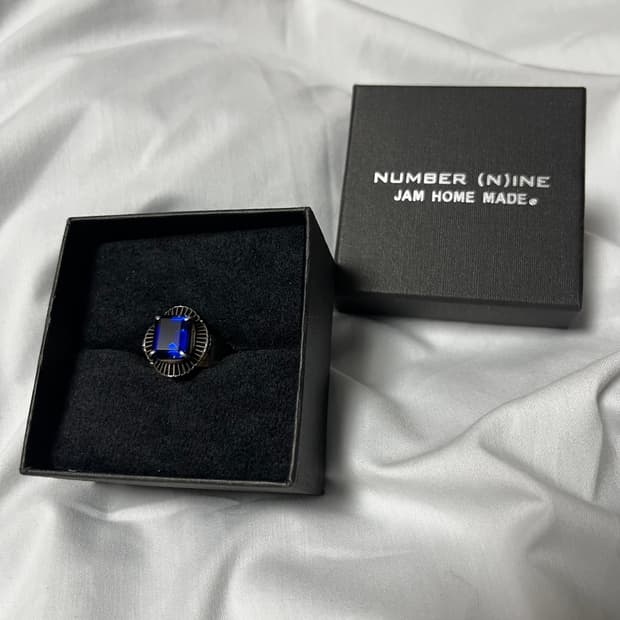 넘버나인x잼홈메이드 925 실버 블루스톤 링