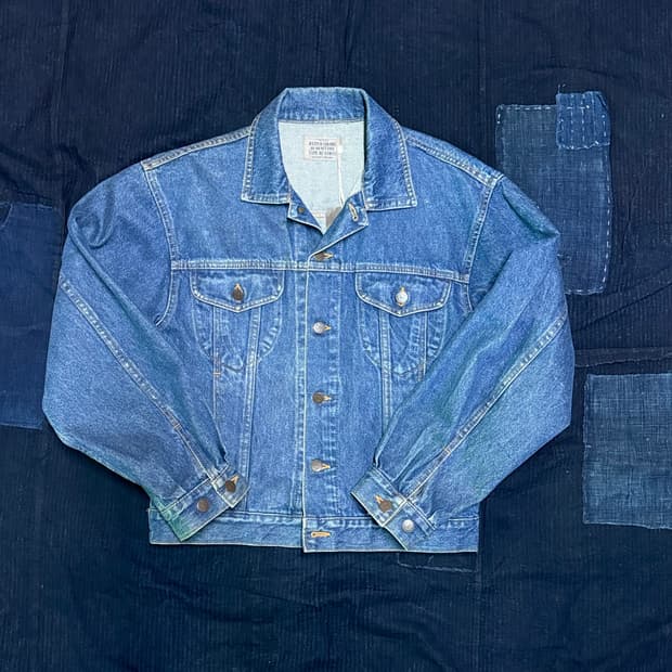 유나이티드 컬러 오브 베네통 데님 트러커 자켓 46