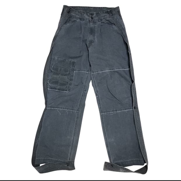 코스트퍼킬로 벨티드 카고 팬츠 - 다크 블루 XL