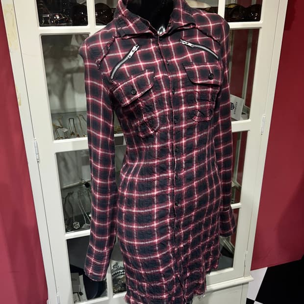 L.G.B. check shirt L.G.B. 버튼 디테일 체크 셔츠