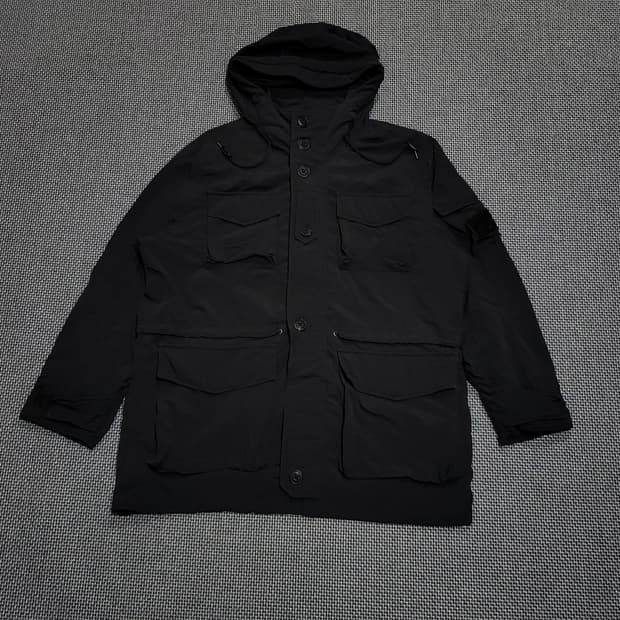 kinloch 킨록앤더슨 퍼프테크 유틸리티 후드 자켓 블랙 (100)
