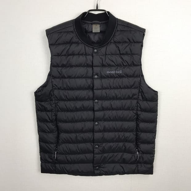 몽벨 구스다운 경량 패딩 조끼 남성L (100)