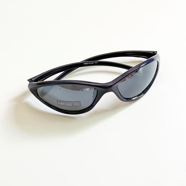 90s FIRE GAS 오벌 스포티 프레임 빈티지 선글라스