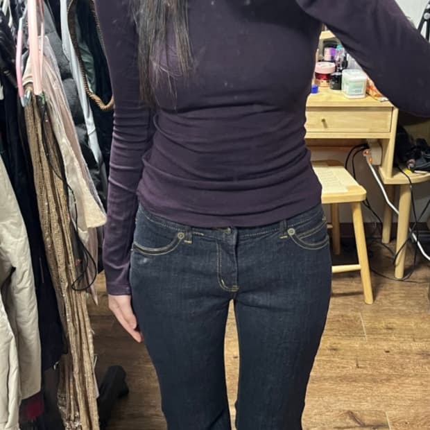 띵즈앤스터프 ootj 로우라이즈 부츠컷 청바지