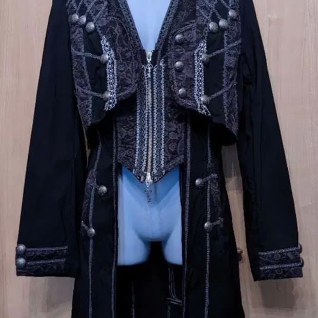 Ozz on 오즈온 고딕 3way 롱자켓 레이스 