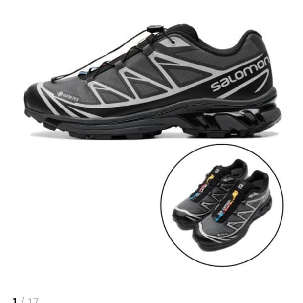 [280]살로몬 XT-6 고어텍스 블랙 에보니