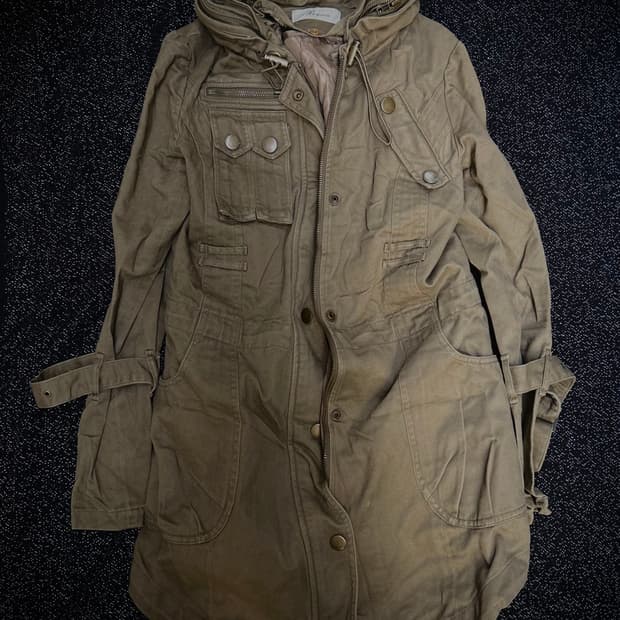 2000s Jpn vtg 그런지 멀티포켓 본디지 야상 자켓