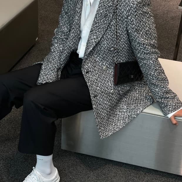 🥼남자 트위드 자켓 / 100사이즈