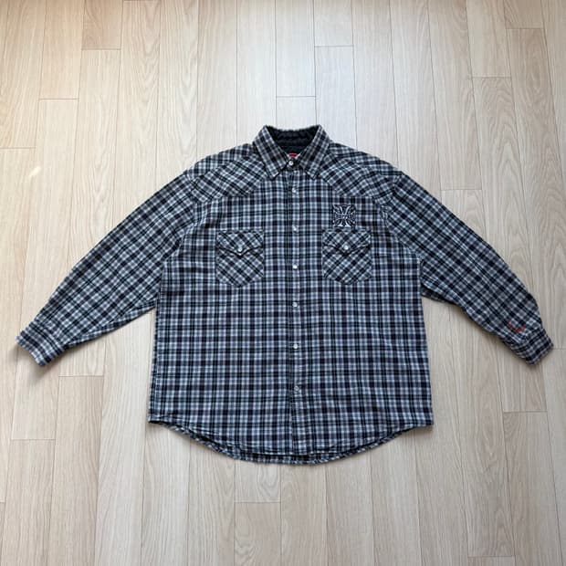 웨스트코스트차퍼 2000‘s 아이언크로스 셔츠*트레쉬드