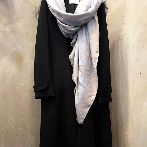 로에베 실크 캐시미어  숄, 스카프 75cmX205