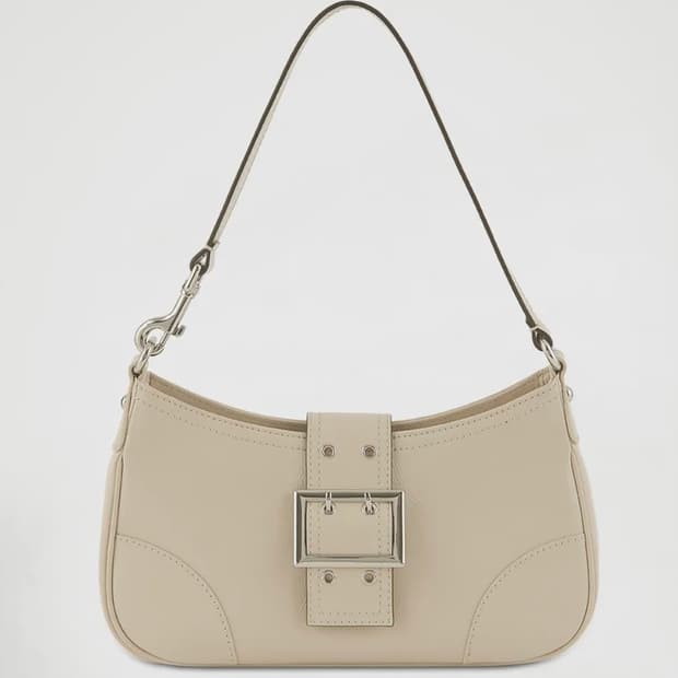 Khiho buckle shoulder bag 기호 버클 숄더백ivory