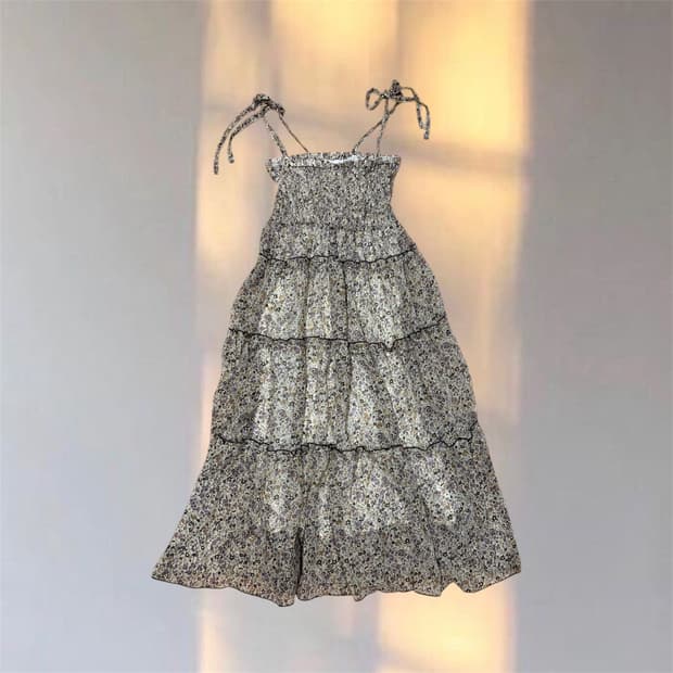 꽃 레이스 원피스