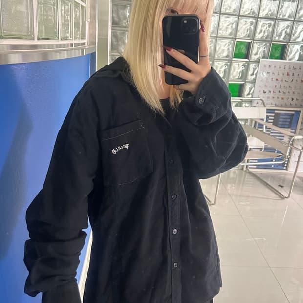 WIDE SHIRT W/H 7컷 와이드 후드티