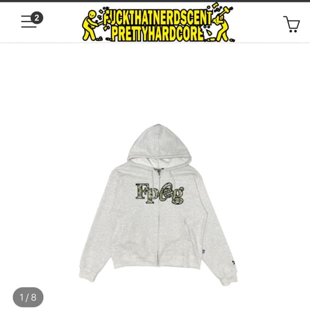 퍽댓너드샵 후드집업 m사이즈 거의 새상품