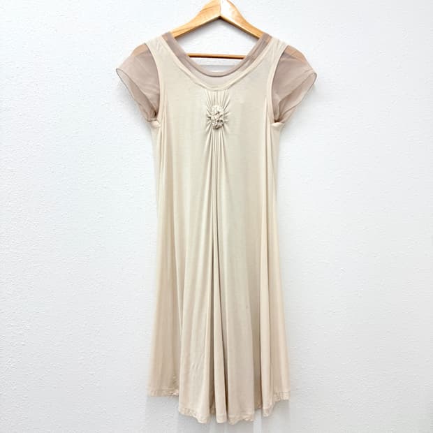 빈티지 Marithe Francois Girbaud 베이지 원피스