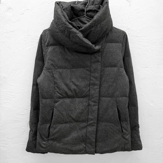 qualite 오버 카라 다운 패딩