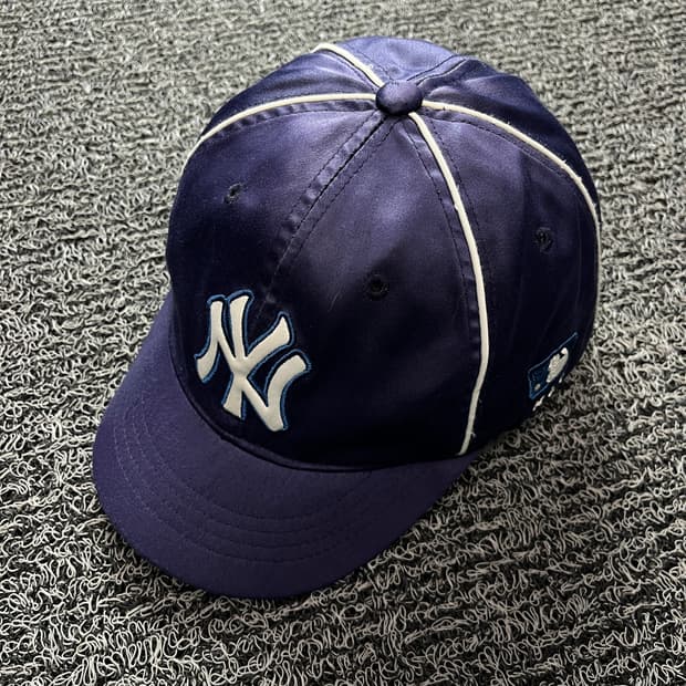 MLB 뉴욕 양키스 빅로고 새틴 볼캡