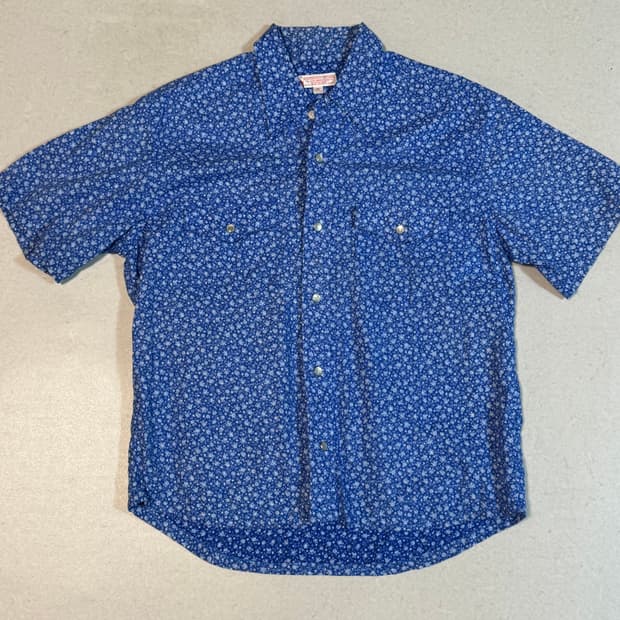 Neyries wear 일본 빈티지 로데오 웨스턴 하와이안 셔츠