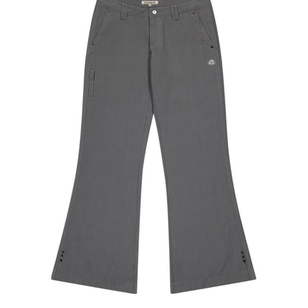 Coyseio Stripe Low Rise Pants Grey
