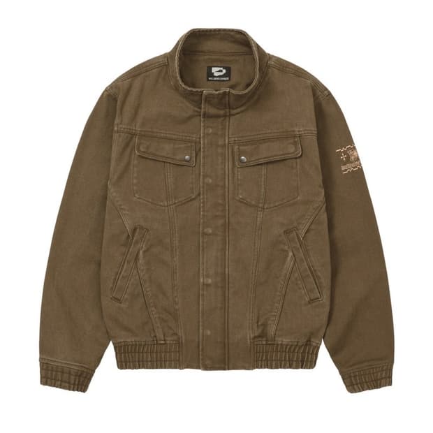 웰빙익스프레스 Washed Everyday Jacket 카키 S