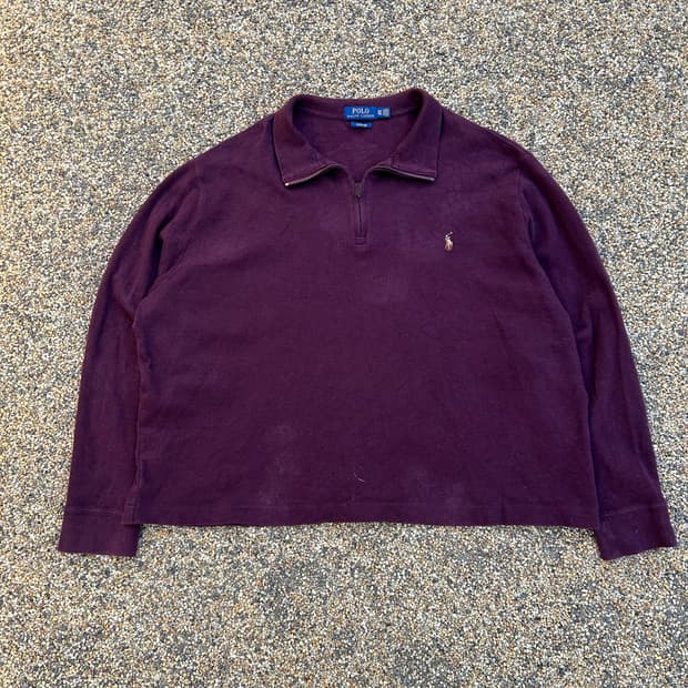 폴로(POLO RalphLauren)하프 집업 니트