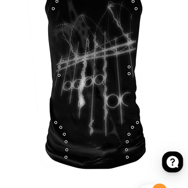 비엑세스 Headstone Nail Sleeveless Top 블랙