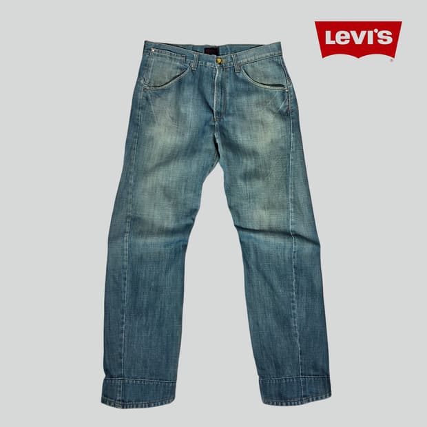 [34X32]00s 리바이스 LEVIS 엔지니어드진 엔진 데님 팬츠