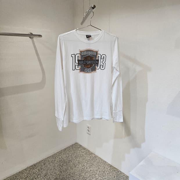 할리데이비슨 메카딕 긴팔 티셔츠