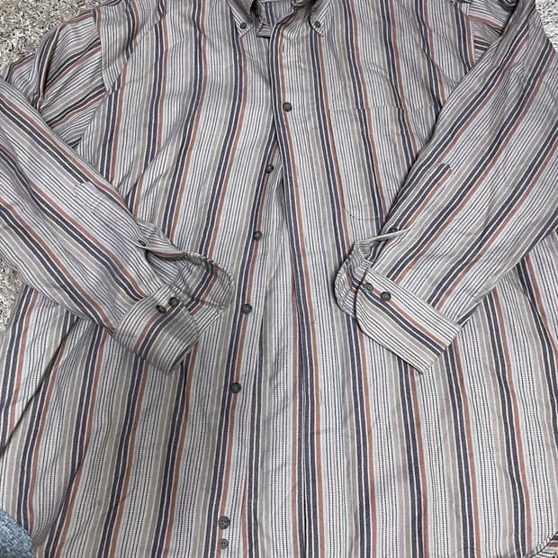 일제 울 스트라이프 셔츠 사이즈 110