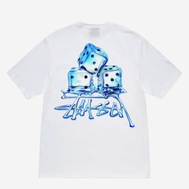 스투시 멜티드 티셔츠 화이트