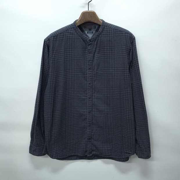 (빅사이즈) 타미힐피거 뉴욕핏 플란넬 헨리넥 체크셔츠 (115)