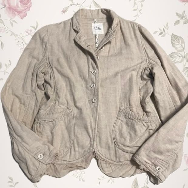 빈티지 모리 레이스 잔꽃 자켓