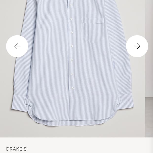 Drake's Button Down Oxford Shirt