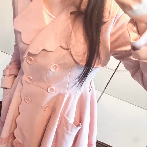 리즈리사 LIZ LISA 핑크 코트