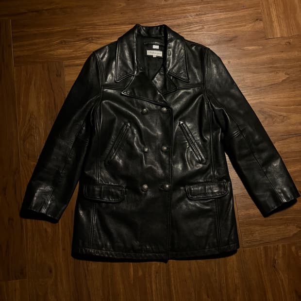 CHEVIGNON LAMSKIN SILVER DOUBLE COAT